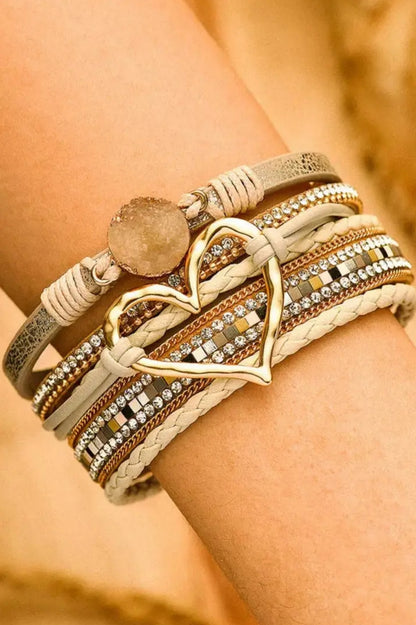 Boho Heart Bracelet