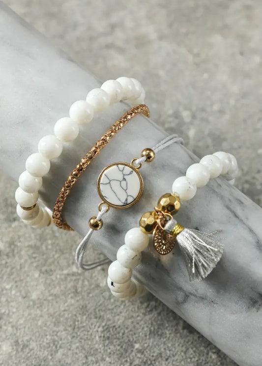 Marble Bracelet Set