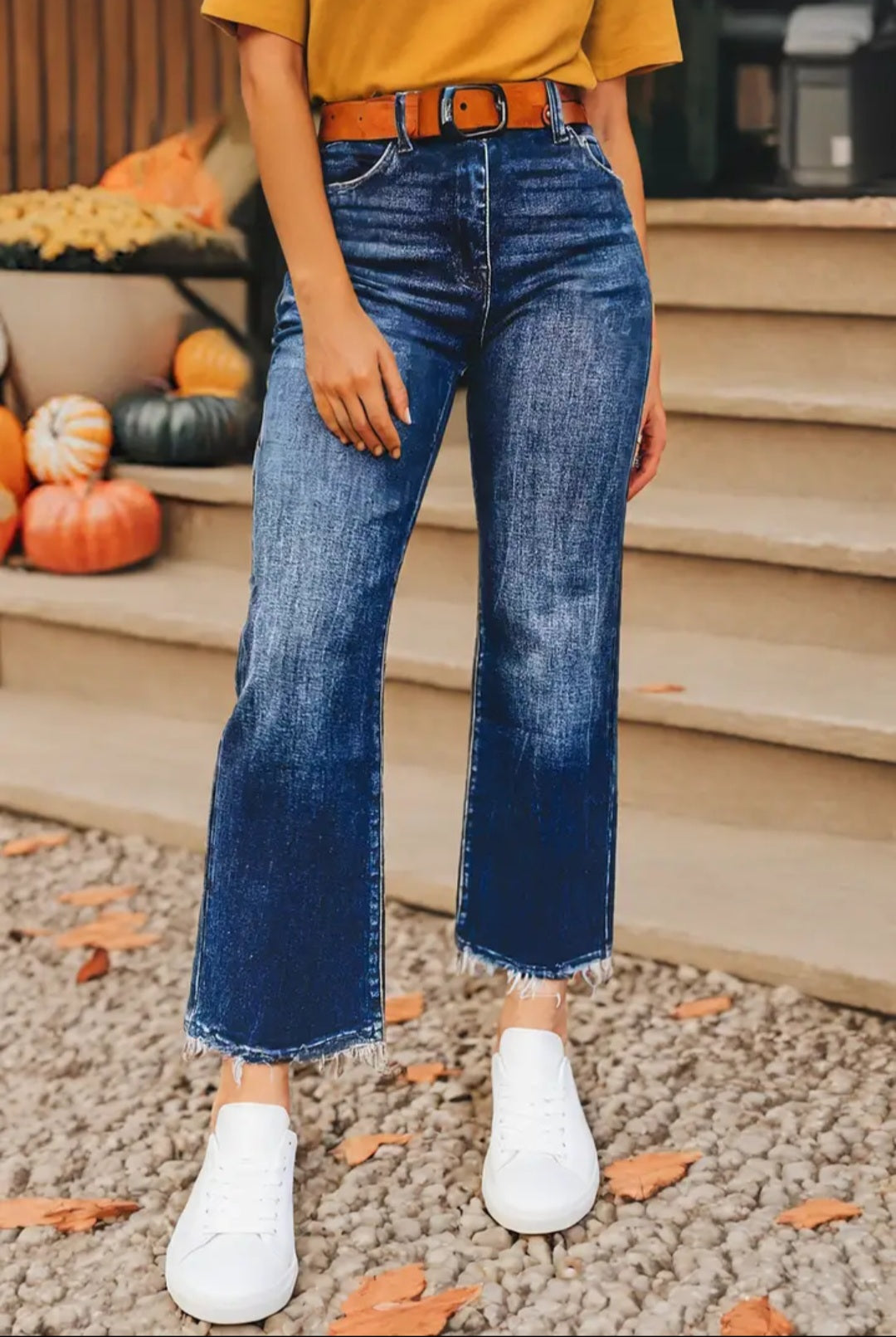 HW Cropped Jeans